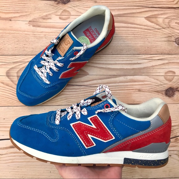 mens new balance blue 996 trainers
